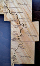 The Continental Divide Trail Wood Map