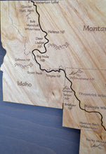 The Continental Divide Trail Wood Map