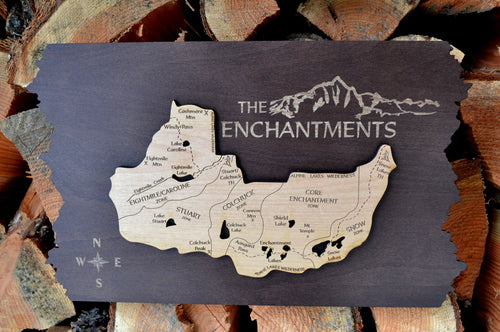 The Enchantments Wood Map