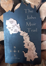John Muir Trail Wood Map