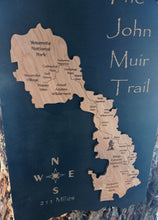 John Muir Trail Wood Map