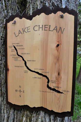 Lake Chelan Wood Map