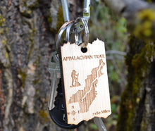 The Trail Series Wood Keychain Set