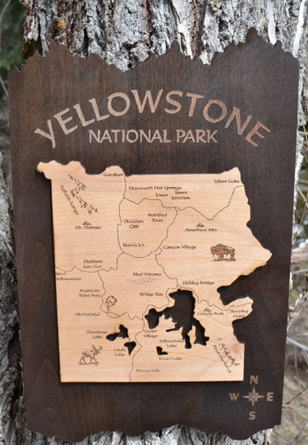 Yellowstone National Park Map